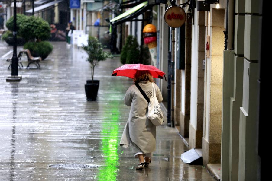 Lluvias generalizadas y rachas de viento superiores a los 80 km/h este domingo en Galicia