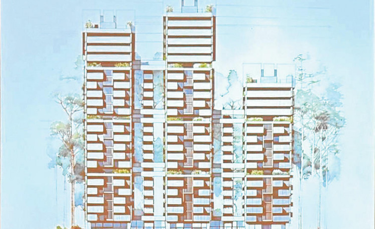 Las torres que nunca fueron en A Coruña: los rascacielos prohibidos de la ronda de Nelle