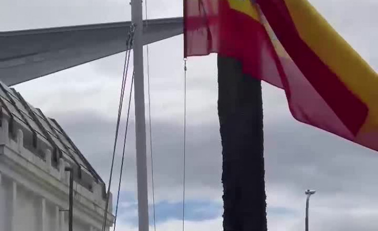 A Coruña acoge el izado de bandera previo a la celebración del Día de la Fiesta Nacional