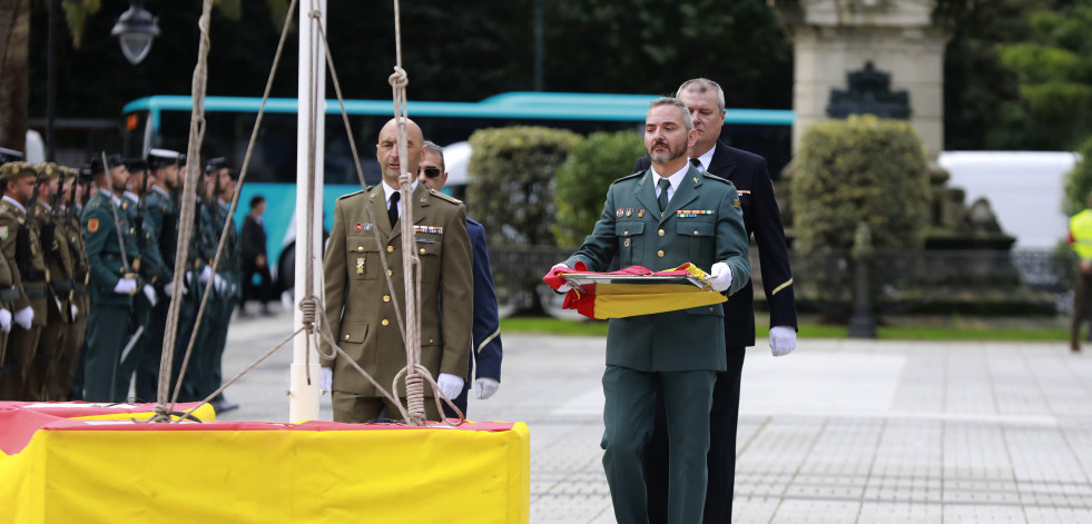 Celebración del Día de la Fiesta Nacional en A Coruña