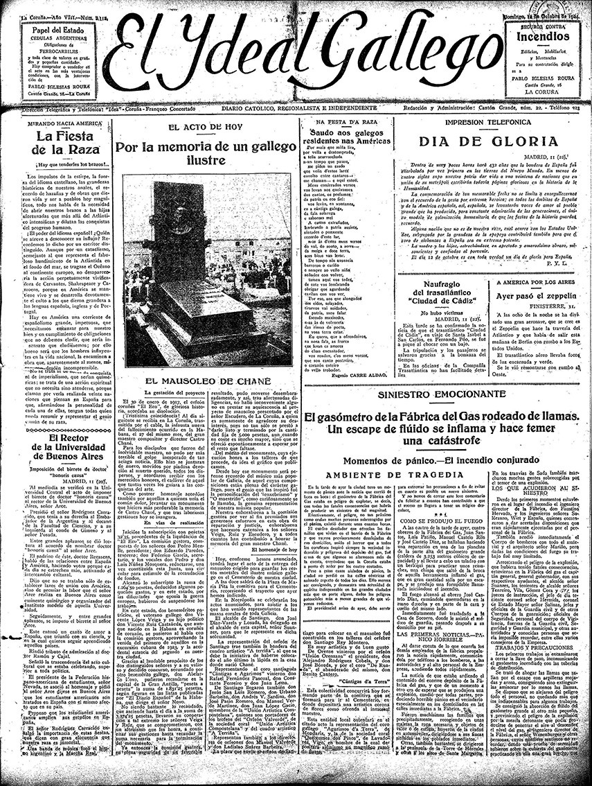 Portada 12 octubre 1924