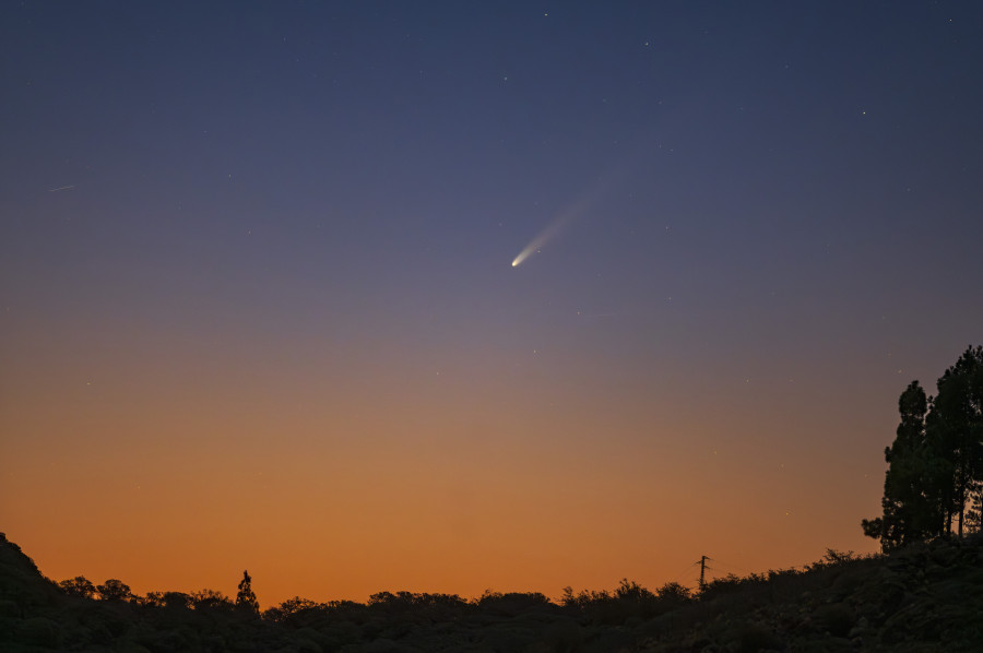 ¿Dónde y cuándo ver el cometa del siglo si estás en A Coruña?