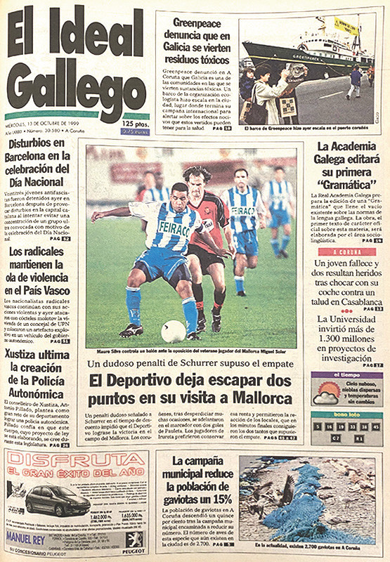 Portada 13 octubre 1999