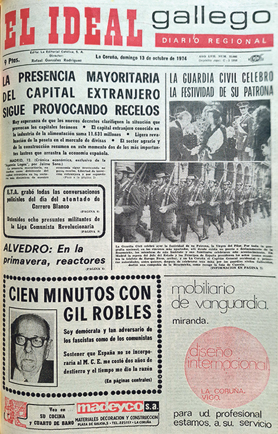 Portada 13 octubre 1974