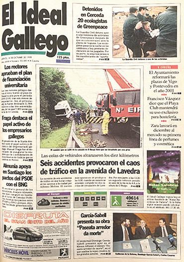 Portada 14 octubre 1999