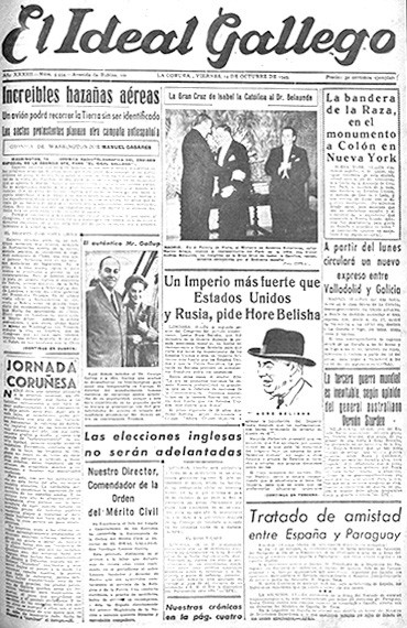 Portada 14 octubre 1949