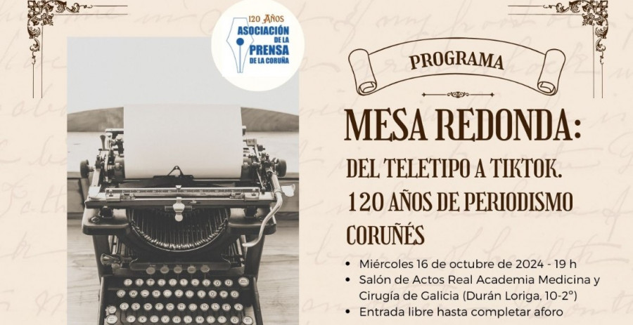 Del Teletipo a Tiktok: La Asociación de la Prensa de A Coruña celebra su 120 aniversario