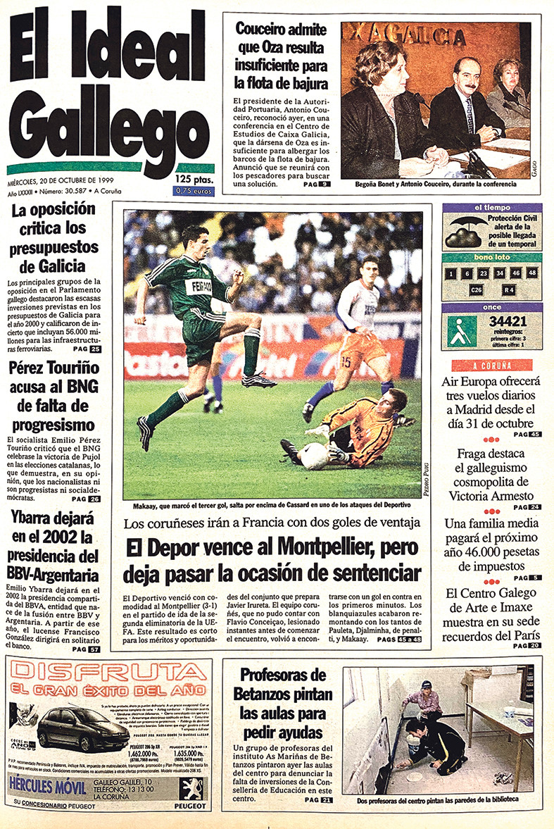 Portada 20 octubre 1999