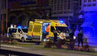 Sangrienta agresión a un portero en la noche de A Coruña