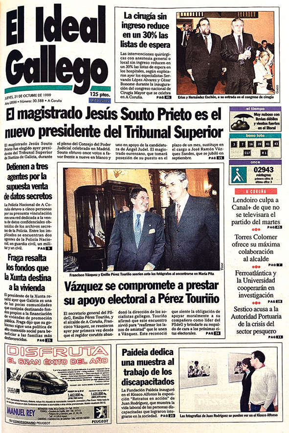 Portada 21 octubre 1999