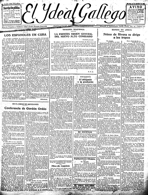 Portada 21 octubre 1924