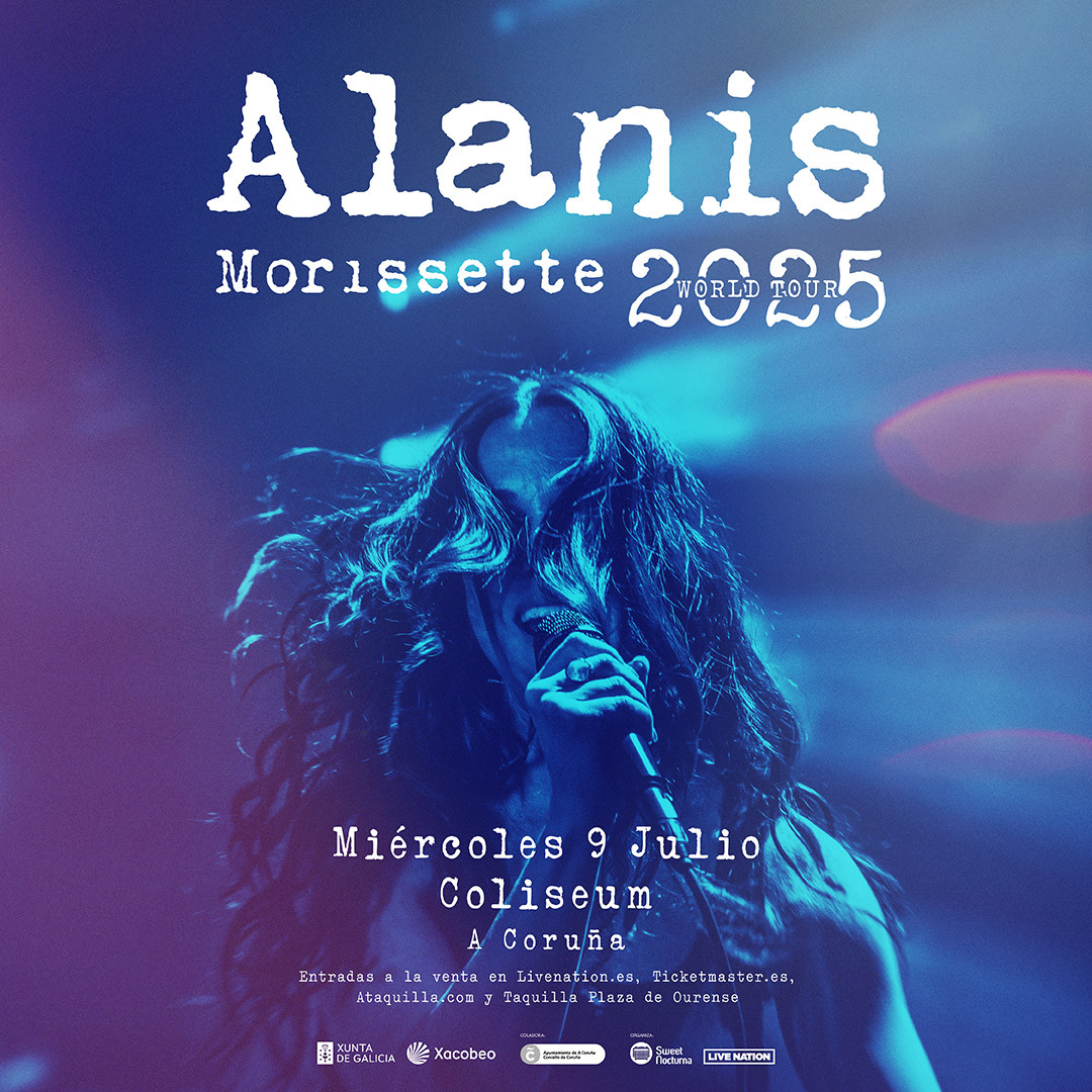 Alanis Morissette cartel concierto