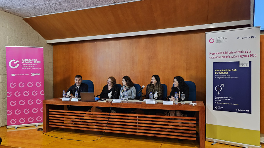 “Hacia la igualdad de géneros. Comunicación para el empoderamiento femenino”, el primer libro de la colección Comunicación 2030 Cátedra UDC Vegalsa-Eroski