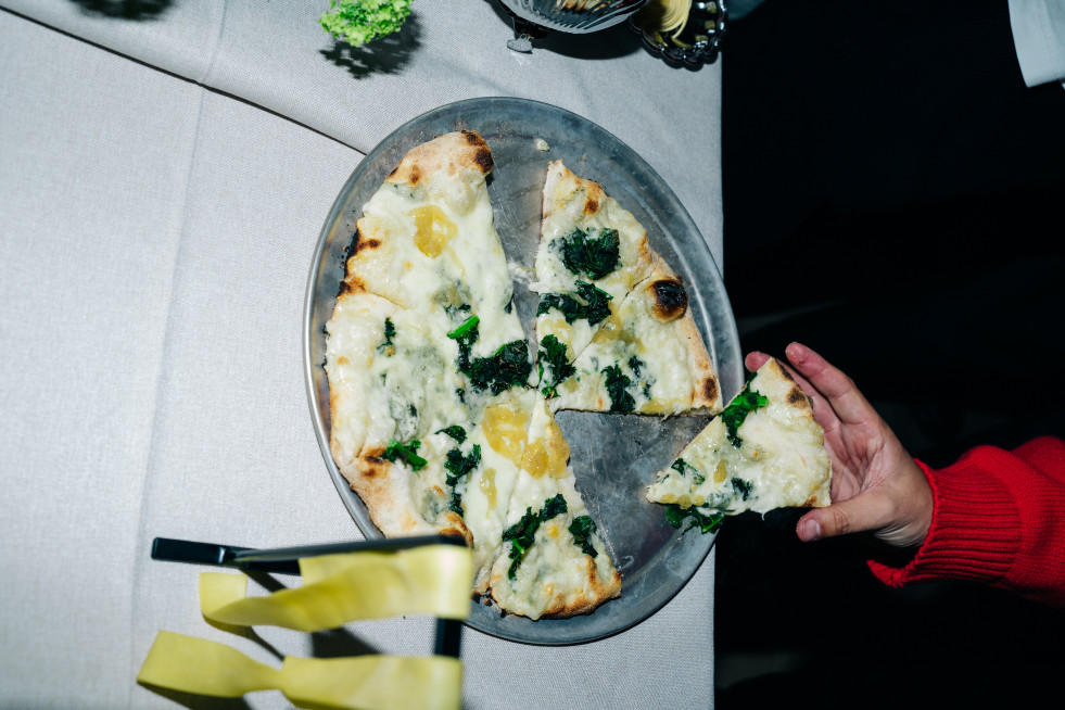 Una de las pizzas del nuevo local