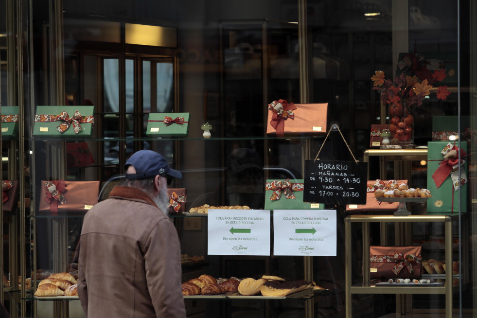 Postres en una pastelería de A Coruña @ Quintana