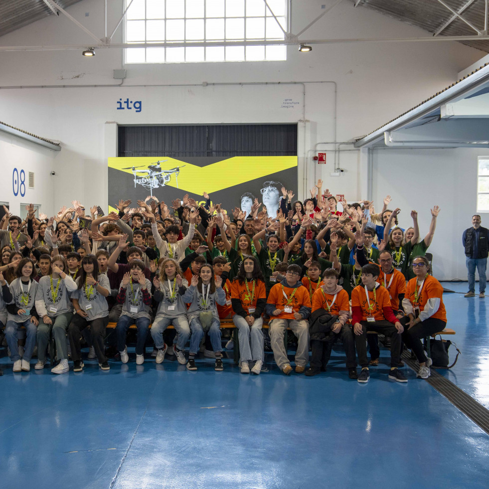 La Fundación Barrié y el centro ITG reúnen a estudiantes de toda Galicia para la Liga Maker Drone