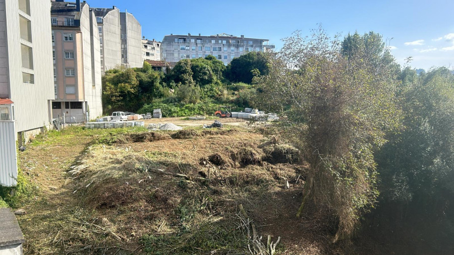 Betanzos reanuda los desbroces subsidiarios en las calles Doctor Fariña y O Rollo