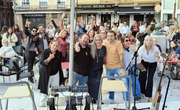 A Cunquiña organizó una jornada solidaria con música de Alma Libre