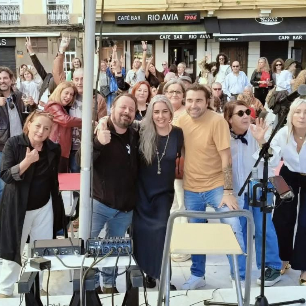 A Cunquiña organizó una jornada solidaria con música de Alma Libre