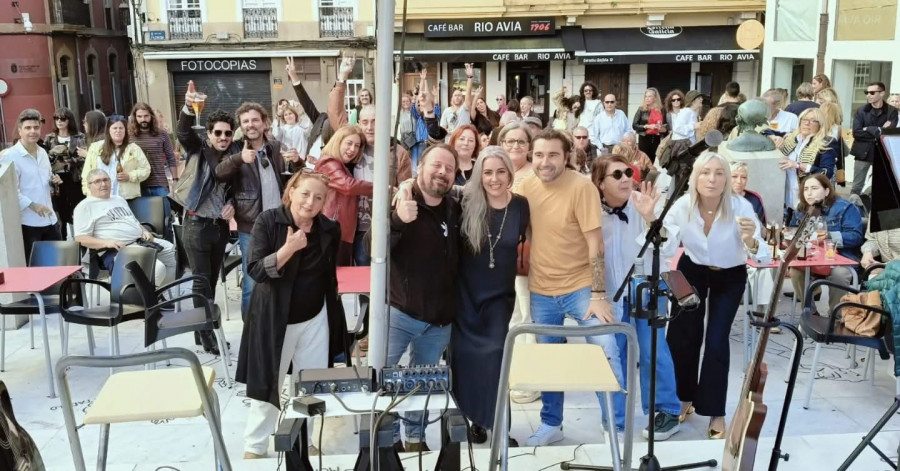 A Cunquiña organizó una jornada solidaria con música de Alma Libre