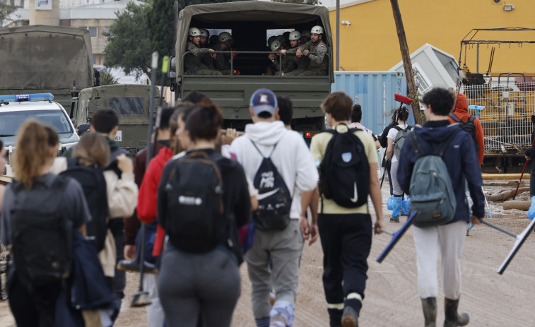 Un total de 7.500 militares trabajan durante esta jornada en Valencia