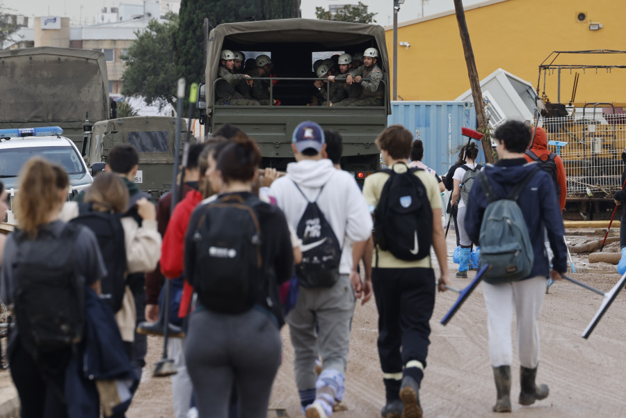 Un total de 7.500 militares trabajan durante esta jornada en Valencia