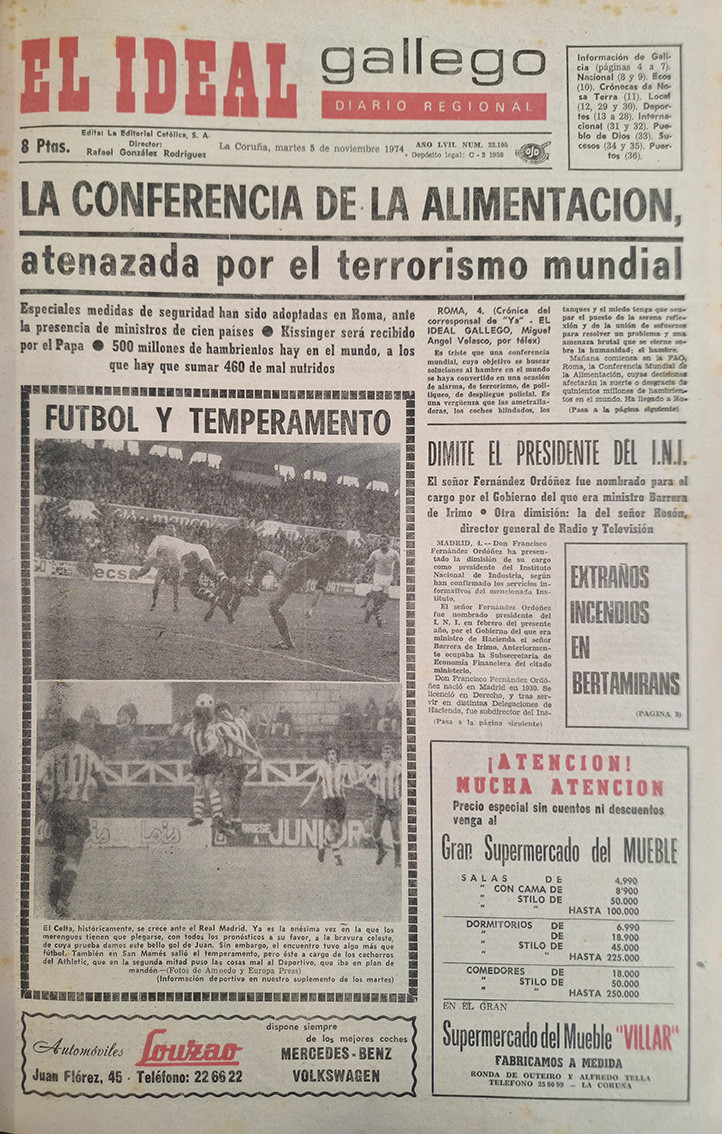 Portada 05 noviembre 1974