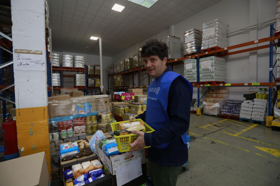 Xosé Antonio Touriñán apadrina la gran recogida del Banco de Alimentos