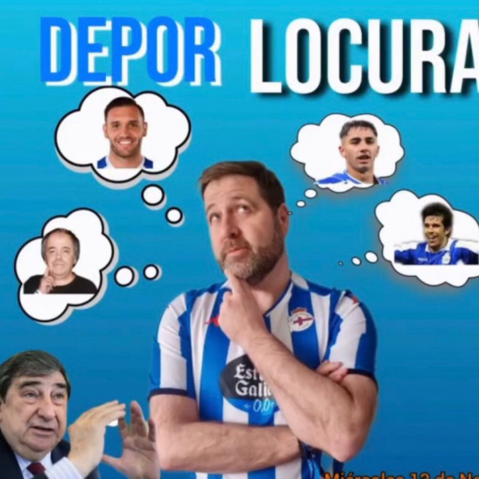 'Dépor Locura': el show del humorista Roi da Costa en el que podrás contar tus anécdotas deportivistas