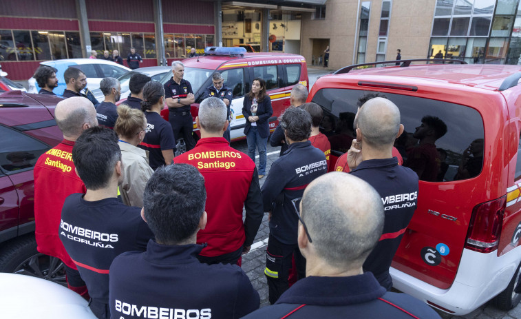 A Coruña manda un segundo equipo de bomberos a Valencia: 