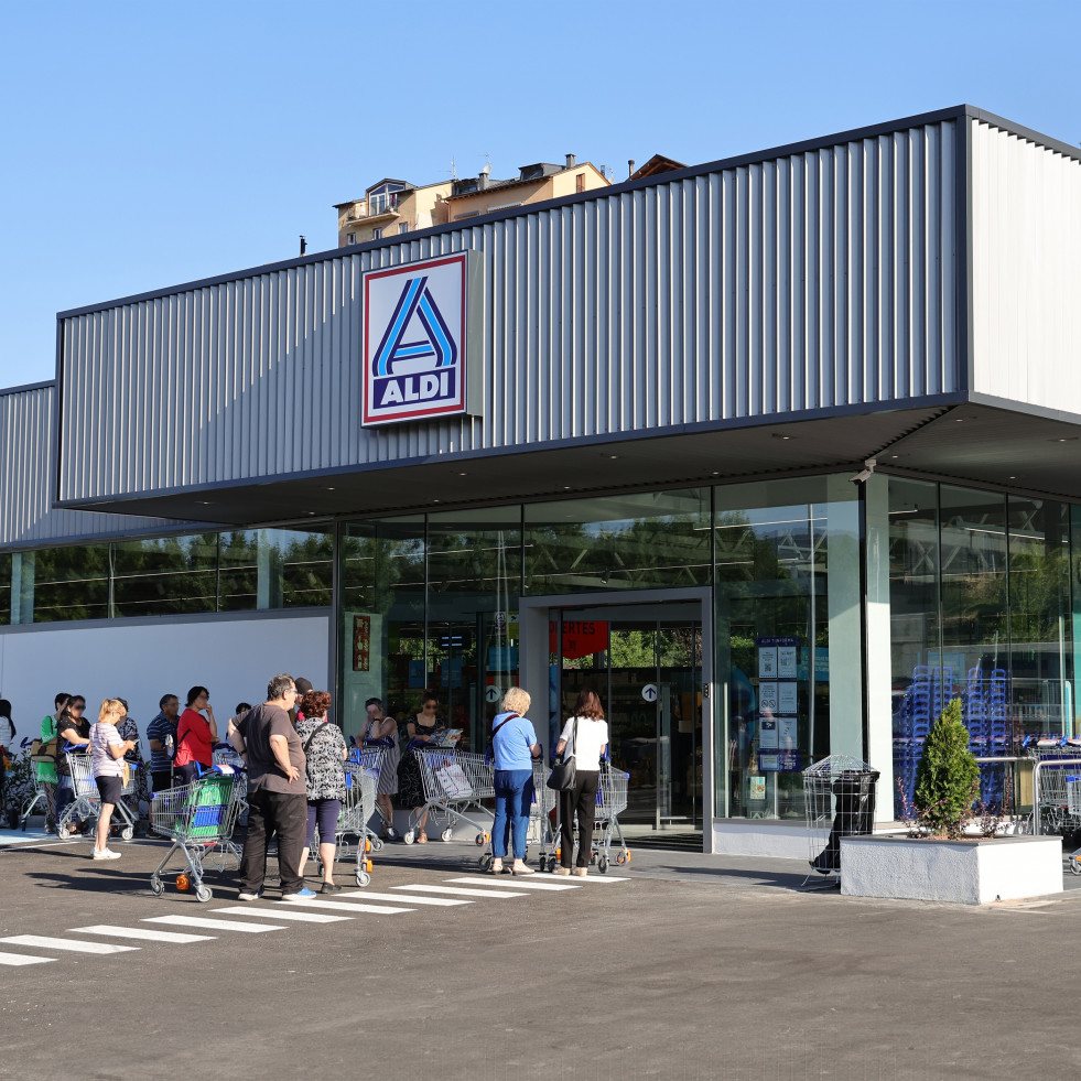 El Aldi de Perillo empieza a tomar forma