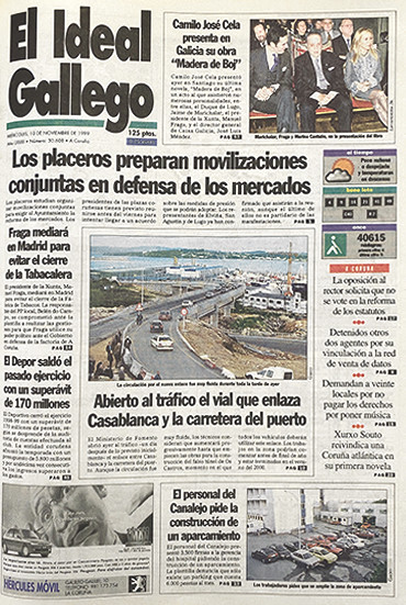 Portada 10 noviembre 1999