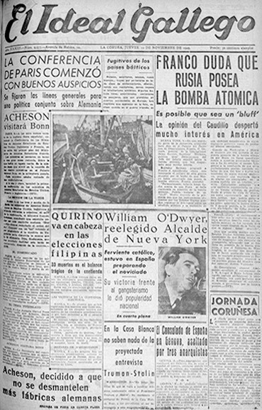 Portada 10 noviembre 1949