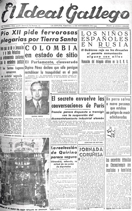 Portada 11 noviembre 1949 1