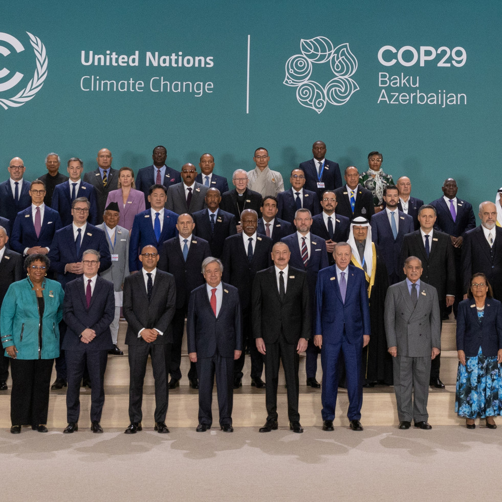 Medio centenar de líderes mundiales desfilaron por la cumbre del clima de Bakú en su segunda jornada