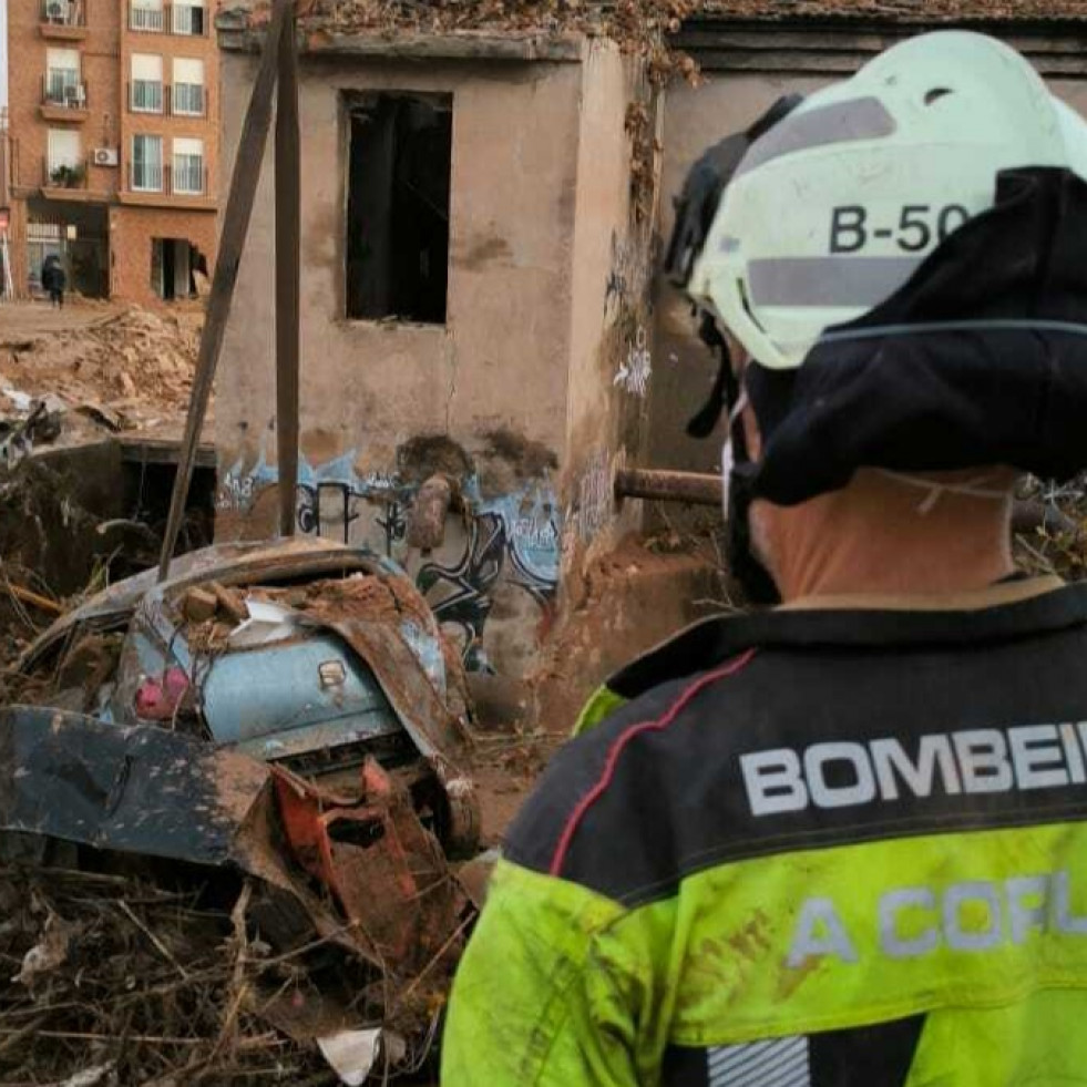 Los últimos bomberos coruñeses desplazados a Valencia vuelven a casa: “Pusimos nuestro granito de arena”