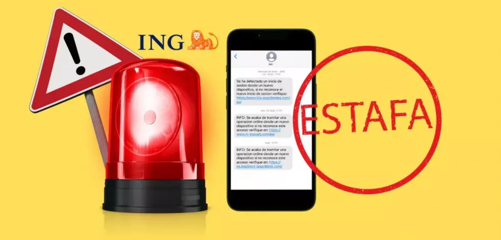 Cuidado con este SMS de ING que te pide verificar una operación, es una estafa