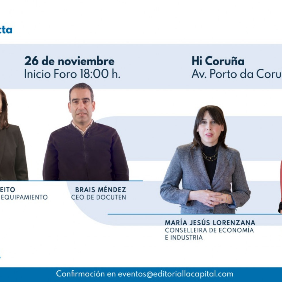 ¿Quieres emprender un negocio? Participa en el Foro Conecta Galicia en Hi Coruña y obtén todas las claves