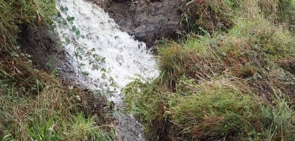 El PSOE arteixano reclama soluciones a las inundaciones en el lugar de Santaia de Arriba