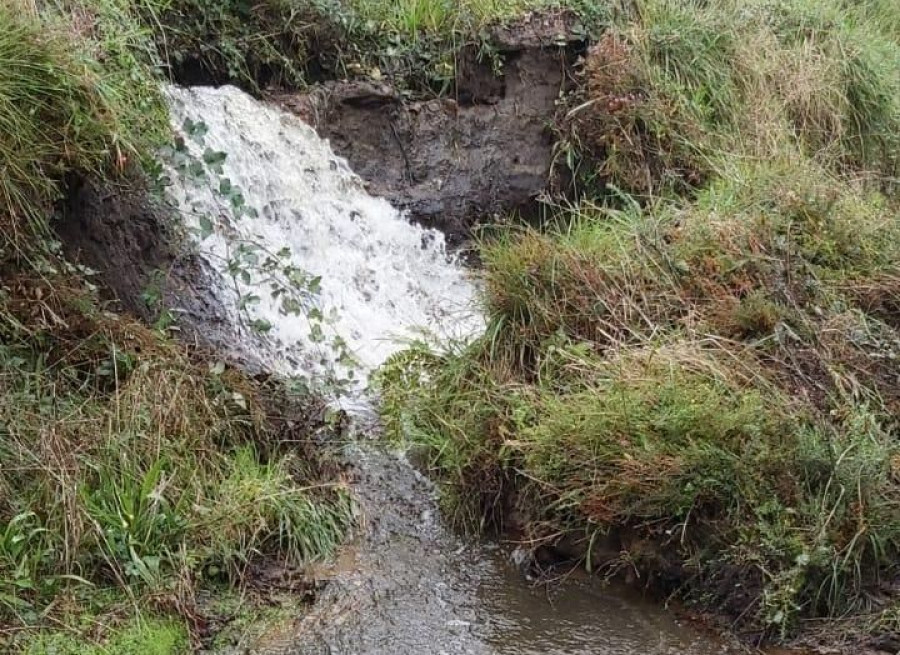 El PSOE arteixano reclama soluciones a las inundaciones en el lugar de Santaia de Arriba