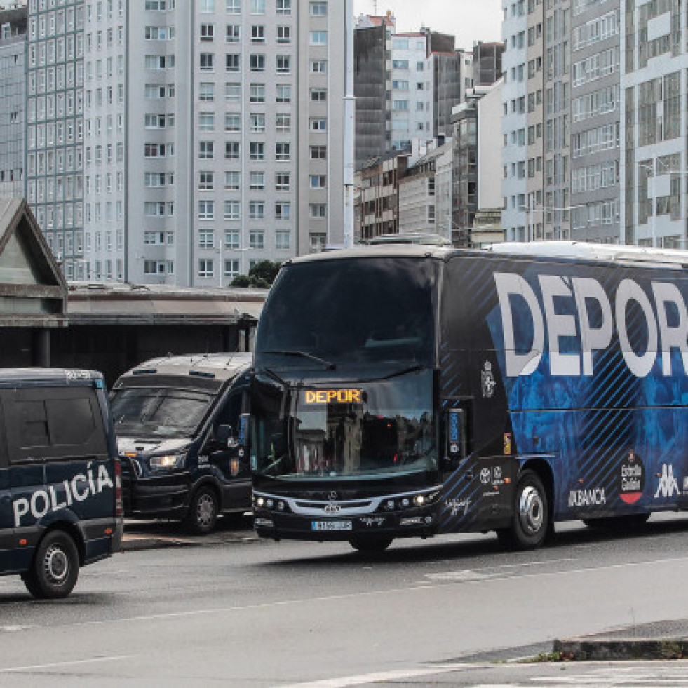 El Gobierno refuerza la presencia policial en A Coruña por el partido entre el Dépor y el Sporting