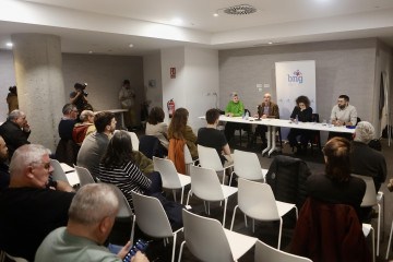 La reunión del BNG tuvo lugar en el Hotel Riazor  javier alborés