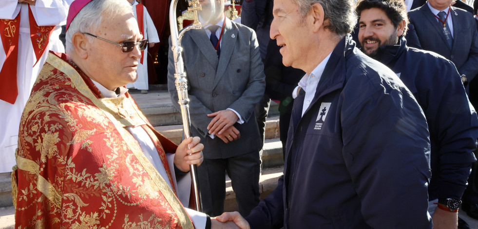 Feijóo gana el Jubileo en la basílica de la Vera Cruz de Caravaca de la Cruz