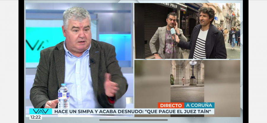 El 'Rey del simpa' de A Coruña se convierte en una estrella del prime time televisivo