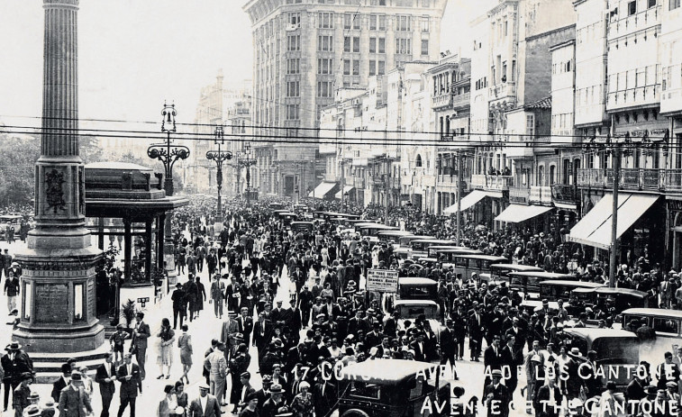 Los Cantones en los años 30: para paseantes y coches