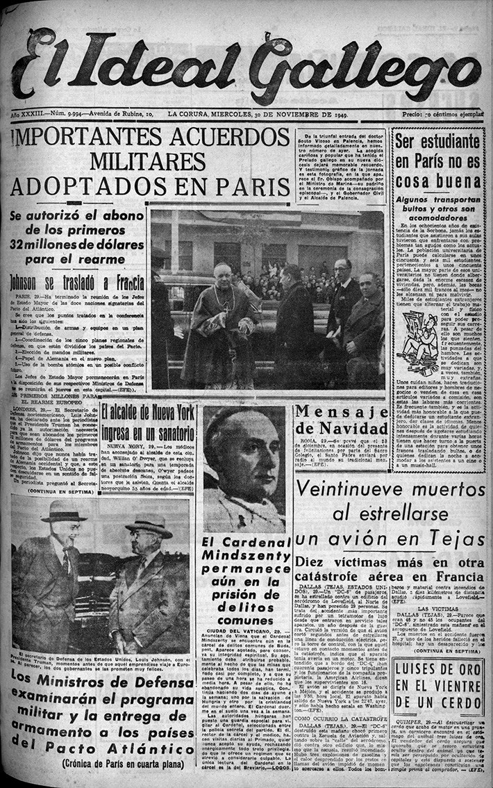 Portada 30 noviembre 1949