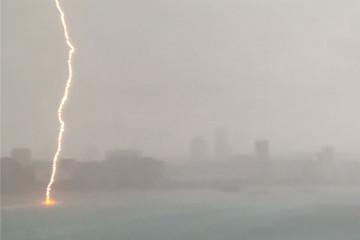 Rayo en A Coruña