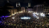 Una protesta exige la dimisión de Mazón un mes después de la DANA