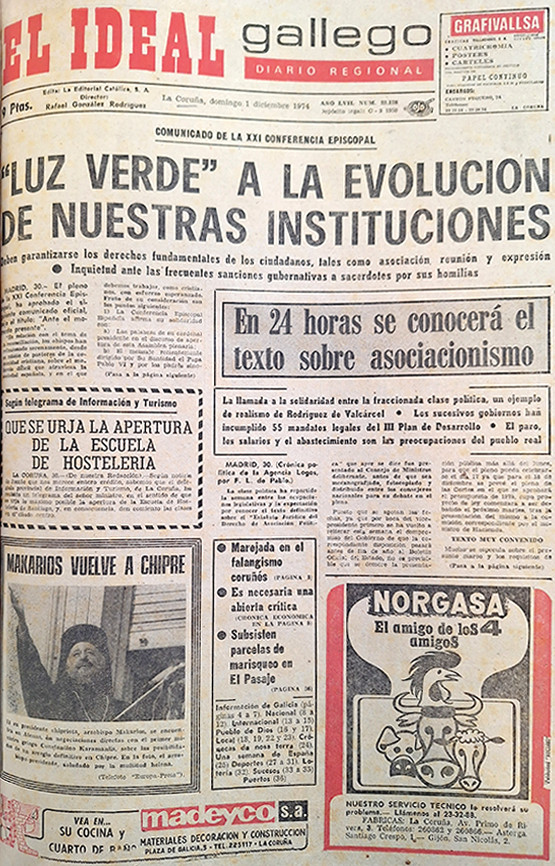 Portada 01 diciembre 1974