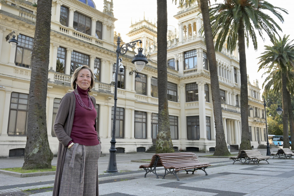 Rosa Gallego, en los jardines de Mendez Nuñez @Javier Albores